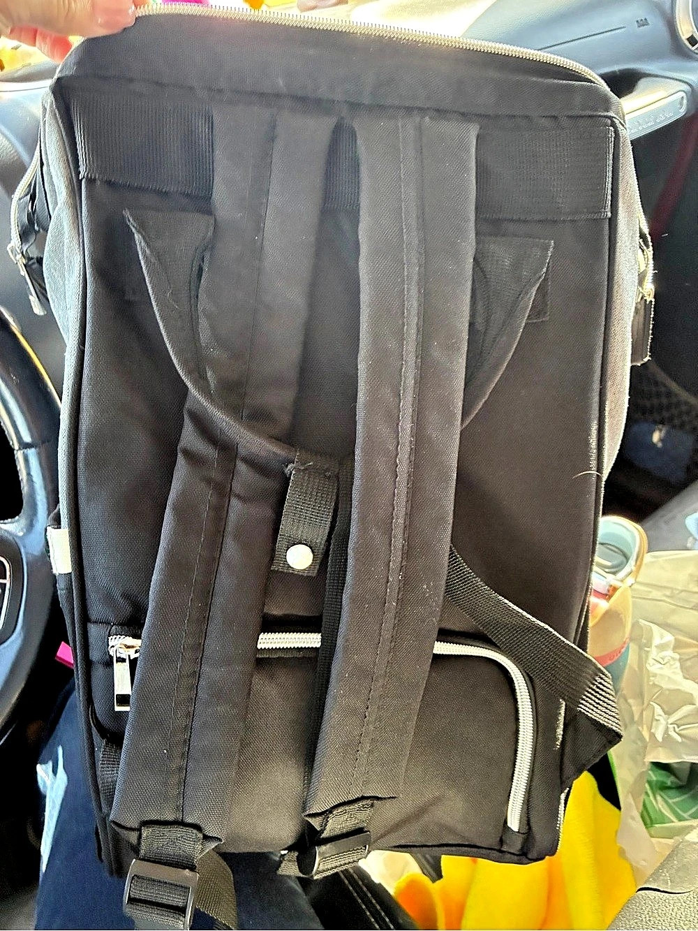 AFBP Diaper Backpack Black & Gray